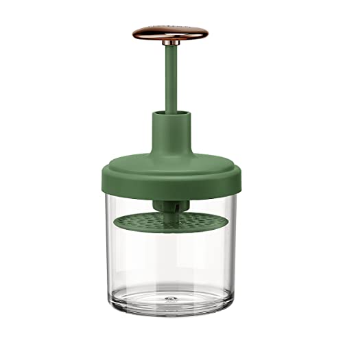 Pubcontti Cleansing Bubble Foam Maker, Pink Beige, Manual Face Wash Foam Generator for Gentle Deep Cleansing, (green)