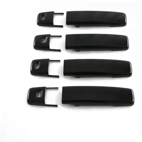Coque poignée de porte extérieure gauche ROOX 2021 en ABS haut de gamme finition carbone noir