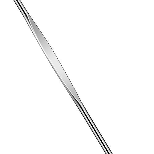 10Pcs Sliver Metal Ear Spoon Earwax Curette Remover Earpick Tool Hanging Clean Tool For Ear Key Hanging Key Pendant For Adult Children #TOP1