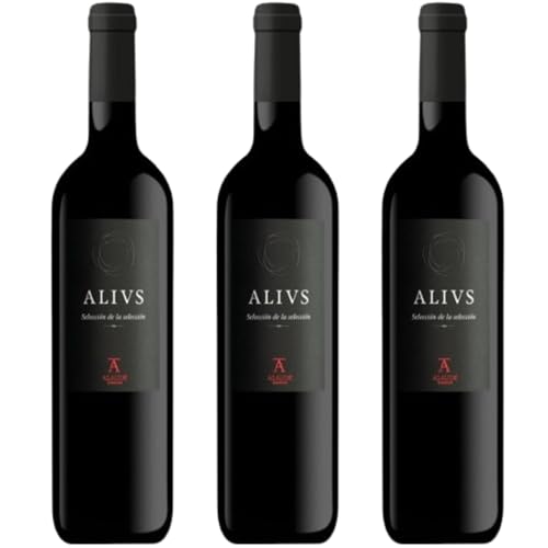 Alius Vino Tinto con crianza de 12 meses en roble y 36 en botella, estructura redonda y aromas complejos, ideal para carnes, guisos y quesos curados | 3 botellas