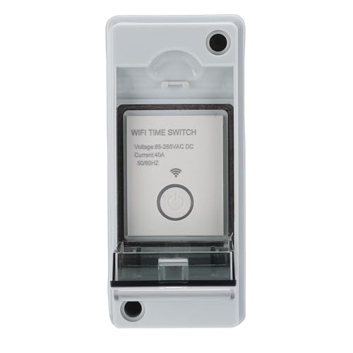 Commutateur de temps intelligent WiFi 2P 40A lyrlody programmable - 7