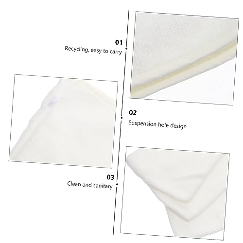 FRCOLOR 3 Pecas Luvas removedoras de maquiagem de fibra almofadas de maquiagem de viagem luva remove