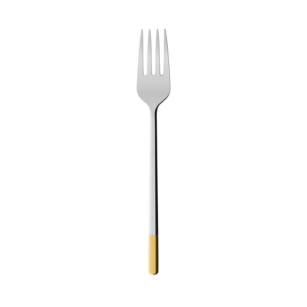 Villeroy & Boch Ella Partially Gold Plated 244 mm Serving Fork