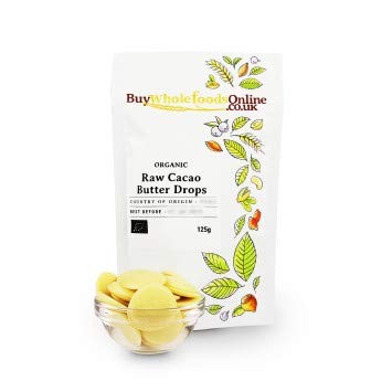 Buy Whole Foods Organic Raw Cacao Butter Drops (125g)