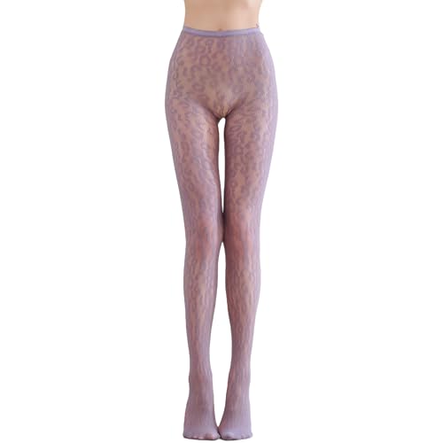 Image of Sahabowi Fishnet Pantyhose For Women Sheer High Waist Tights Control Top Mesh Stockings, Pantyhose12