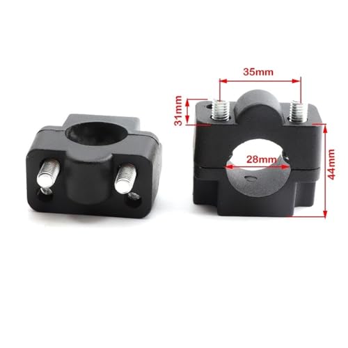 Abrazaderas de manillar de 28 mm para mejorar la postura y el control en motos de cross 5
