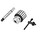 ACAGALA 1-13mm Capacity Carbide Steel Arbor Key Type Drill Chuck Mini Lathe Tool
