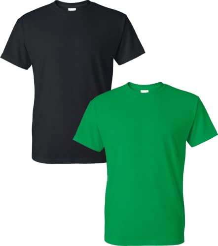 T-shirt pour homme de qualité supérieure Gildan DryBlend Noir XX-Large