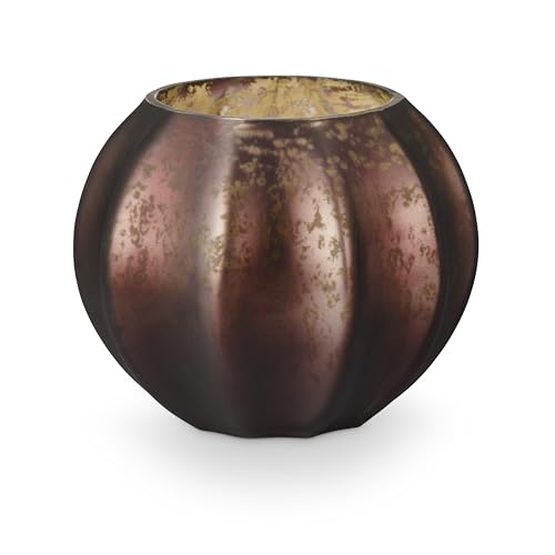 Illume Midnight Pumpkin Mercury Pumpkin Candle, Black and Orange