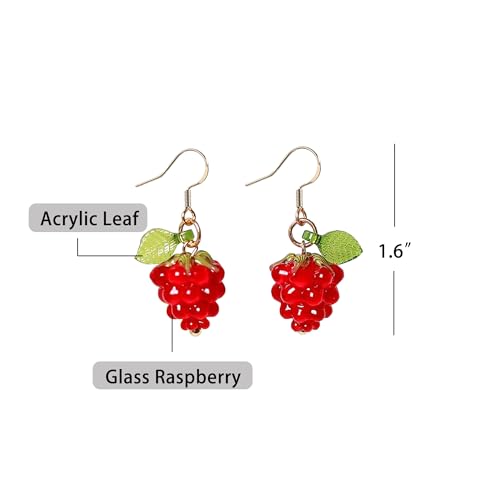 Cute Fruit earring,Dangle Drop Lightweight Fruit Earrings for Women3