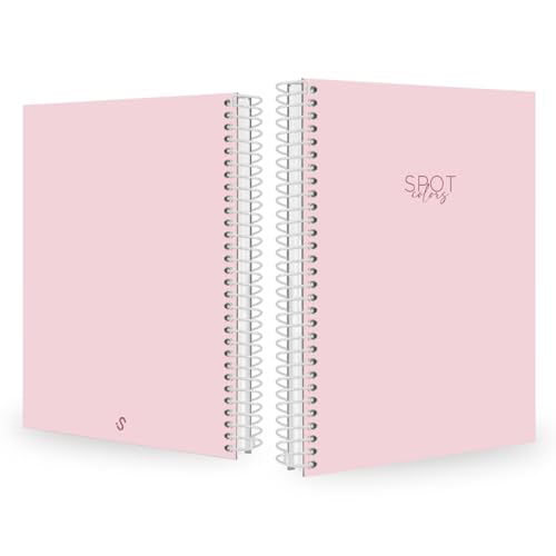 Caderno Colegial Spot Colors Rosa Claro 20 Matérias