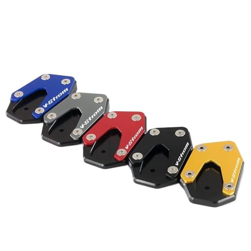 Support latéral plaque de béquille agrandisseur V-strom 1050 CNC