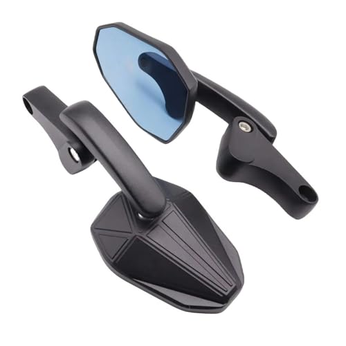 Espejo retrovisor de moto con cristal antirreflejos para manillar universal