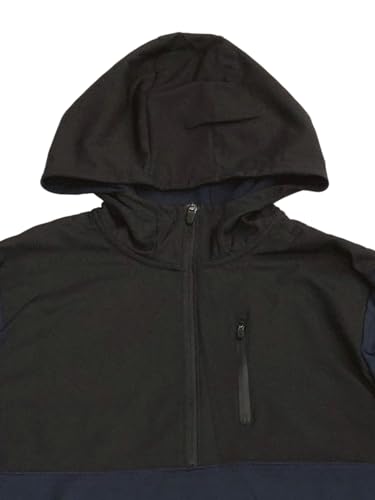 Xersion Mens Lightweight Blue Reflective Warmth Hoodie Sweatshirt Jacket2