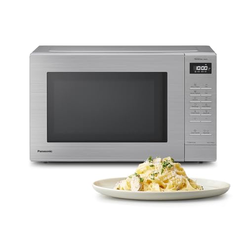 Panasonic NN-ST68QSBPQ Inverter Solo Microondas, 1000 W, programas automáticos de alta potencia 24, programas de menú de automóviles junior, función Quick 30, también cocinar y descongelar