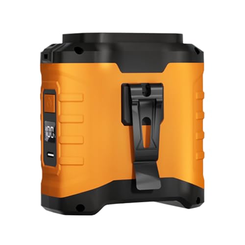 Chaies Ventilador portátil | Ventilador portátil | 16000 rpm de flujo de aire, 5 niveles regulables, refrigeración para camping, senderismo, trabajo, construcción y viajes