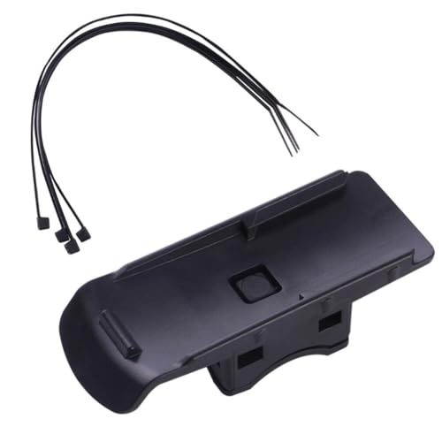 Auratrove Paquete de 5 soportes de montaje GPS para Garmin para Oregon para Dakota eTrex 10 20 30 GPSMap 62 62S, soporte de navegación de bicicleta de plástico negro con bridas
