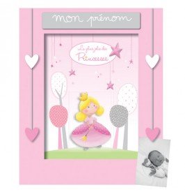 Titoutam T1330 Pêle-Mêle 4 Vues Personnalisable Jolie Princesse Rose