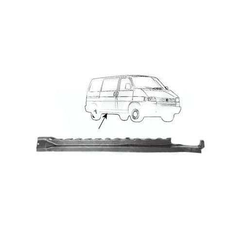 Tôle intérieure de bas de caisse latéral droit pour VW Transporter T4