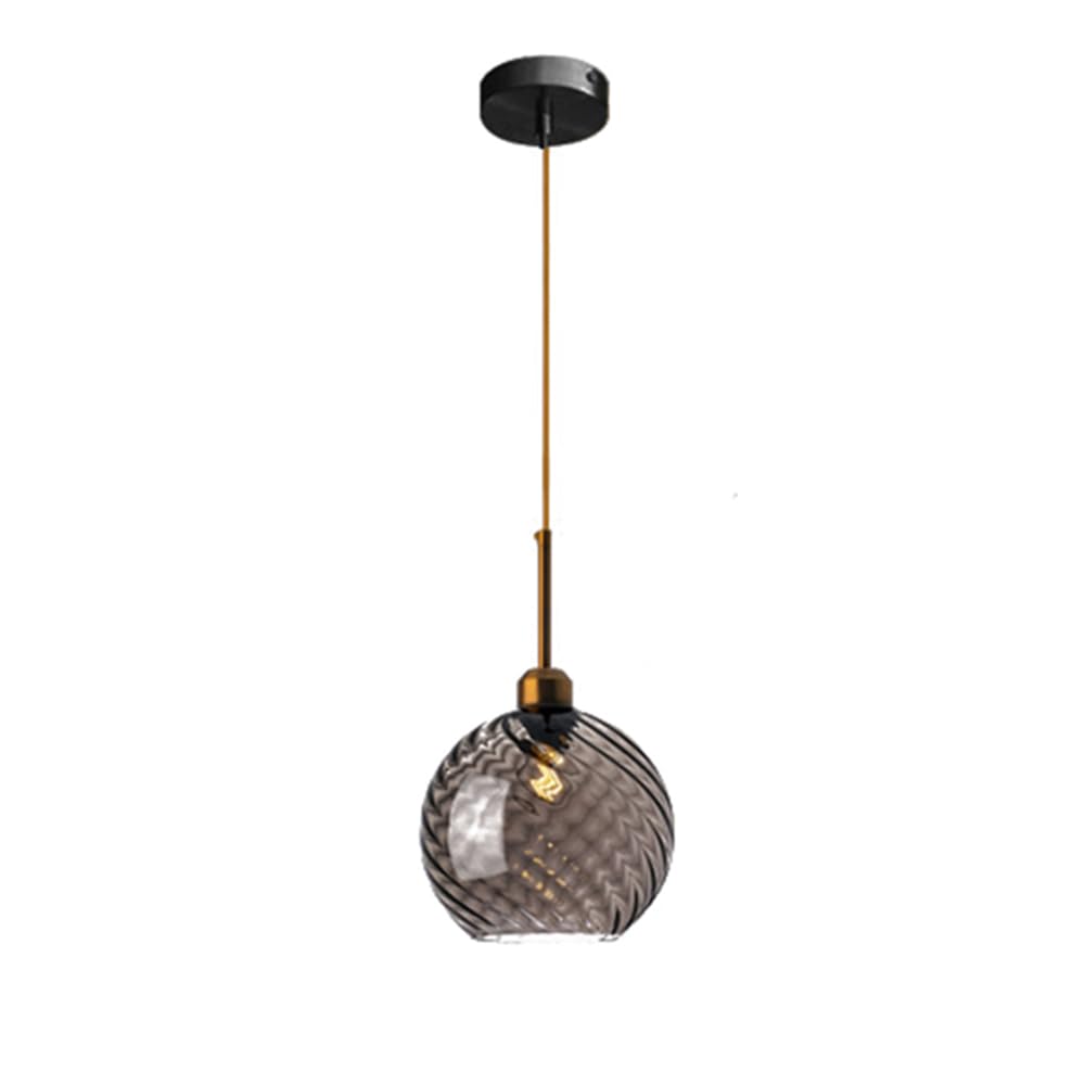 RSZCSMO Nordic LED Restaurant Dining Table Chandelier Modern Minimalist 7.9-inch Bedroom Bedside Glass Chandelier is Suitable for Stair Bar Hotel Commercial,Lighting Fixture