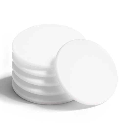 Probrico White Silicone Door Stoppers, 3.15