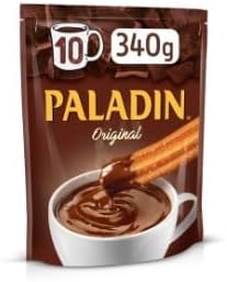 Paladin Original Spanish Thick Hot Chocolate Powder, 340g, Traditional Cacao a la Taza, Rich & Velvety Recipe, Perfect for Churros, 2 Pack