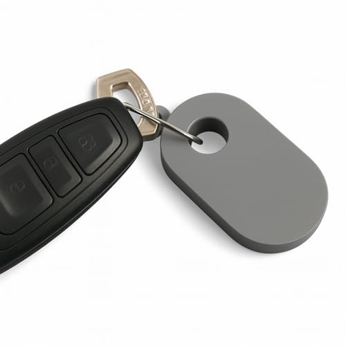 Kılıf — SmartTag2 ile Uyumlu Darbelere ve Suya Dayanıklı Smart Tag 2 Plastik Koruyucu (Gri)