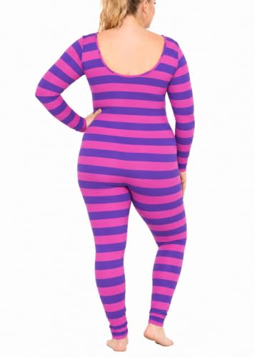 Image of STRETCH IS COMFORT Womens Plus Size Tank Unitard Athletic Rompers For Women