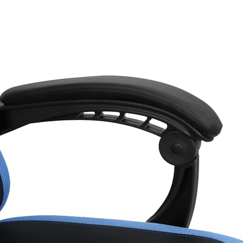 YOXIER Video Game Chairs,Gaming Chair for Kids,Ergonomic Gaming Chair,LED Lights Ergonomic Massage Computer Gaming Chair with Footrest Video Game Chair High Back with Lumbar Support Blue - Thumbnail 6