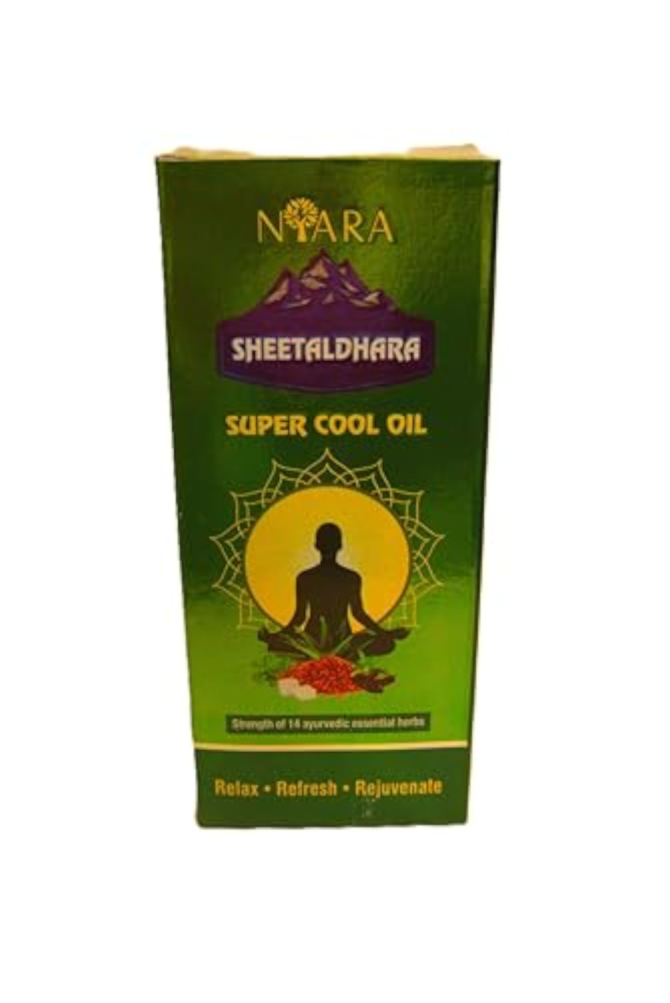 Sheetal Dhara Ayurvedic Cooling Oil with Bhringaraj, 200ml