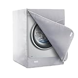 Waschmaschinenabdeckung – 3-seitiger staubdichter Schutz | Frontlader-Maschinenabdeckung für Badezimmer, Küchen, Wäscherei, Garten, Terrassen, Wohnheim, Wohnung, Herbst, Winter, Sommer