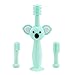 Vicloon Spazzolino del bambino e Massaggiagengive da Denti, Baby Spazzolino Silicone Morbido con Design Carino Koala, Dentizione Giocattolo Cure Orali per Bambini da 0 a 3 Anni (3 Pezzi)