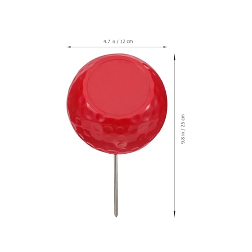 Marqueur de tee de golf rouge rigide accessoire de haute stabilité