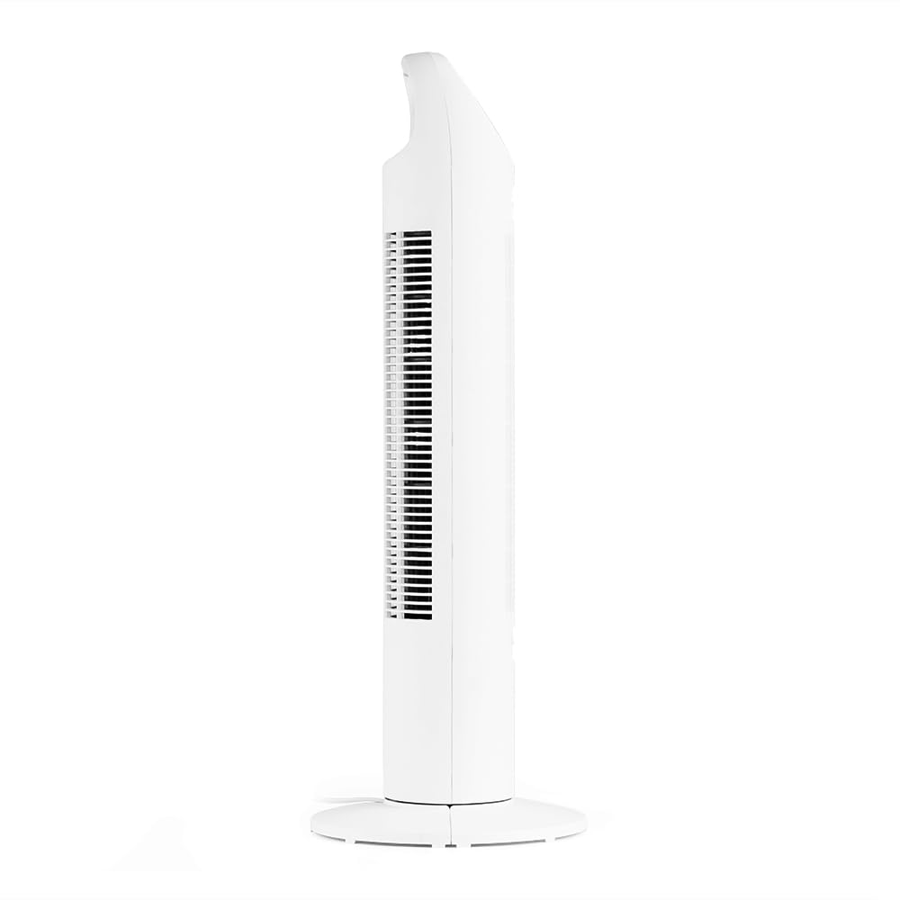 Orbegozo Torre de ventilación TWM 0650. Altura 80 cm. 3 modos ventilación. Potencia 45W. Función oscilación. Temporizador. Panel táctil.