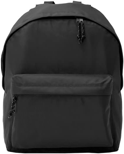 Classic 20L Backpack - Heavy Duty 900D Polyester - Spacious Compartments - Padded Back and Shoulder Straps - Removable Label - Black