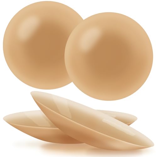 Image of 2-Pair Sticky Women's Nipple Covers - Reusable Washable Silicone Pasties
