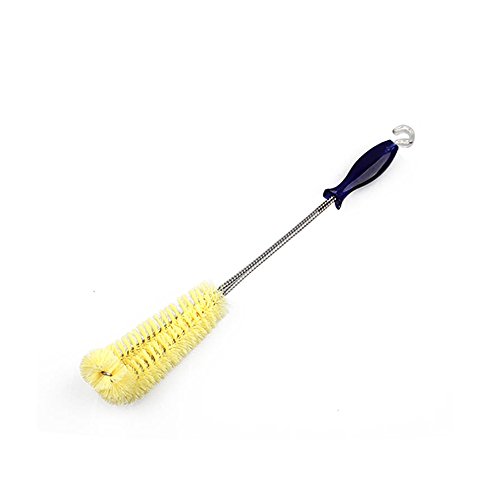 Yimy Cepillo de botella Cepillo de florero Cepillo de vidrio Cepillo de la caldera Agarre de confort Mango largo Limpiador de cepillos 40cm