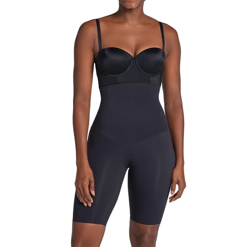 Image of Leonisa ContourPro - High Waist Shorts Tummy Control Shapewear for Women - Body Shaper Sculpting & Anti-Chafing Shaper Shorts Black