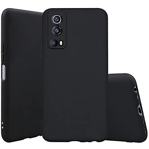 Image of Mobile Back Cover Case for vivo iQOO Z3 5G (Silicone Case|CameraProtection|Black SC1510)