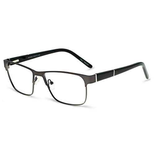 OCCI CHIARI Blue Light Blocking Glasses for Men Metal Frame Eyeglasses Men's Computer Glasses Clear Lense