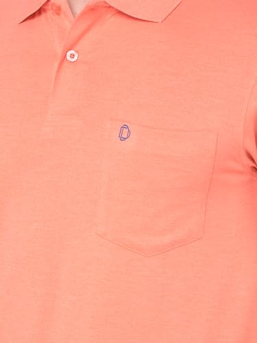 Image of Dollar Mens Cotton Casual Solid Polo Tshirt (Pack of 1)