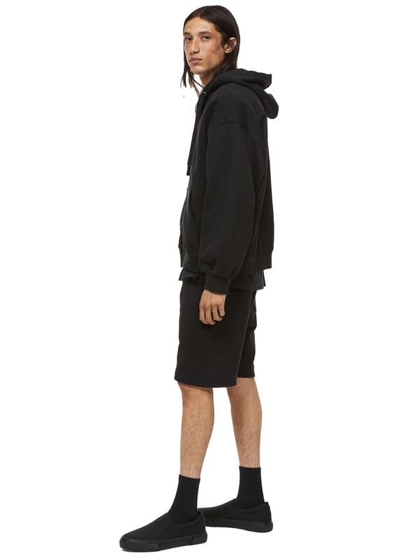 Image of Besick Premium Cotton Solid Relaxed Fit Zipper Hoodie for Men