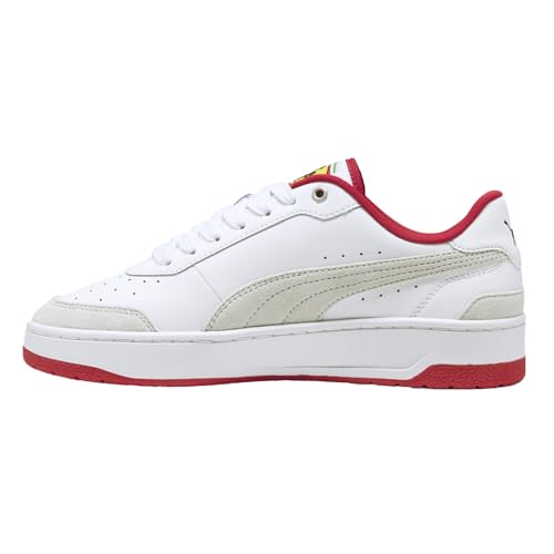 PUMA Mens Scuderia Ferrari Ca Match Lace Up Sneakers Shoes Casual - White3