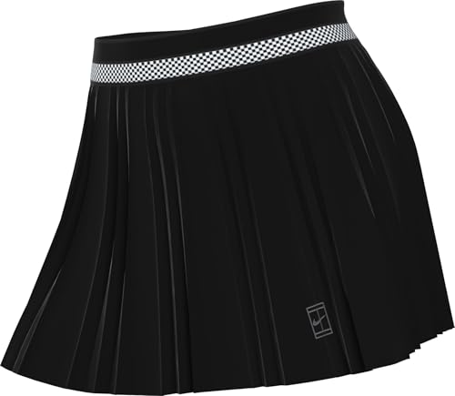 Jupe de tennis plissée Nike Court Ace Advantage noire FZ6512