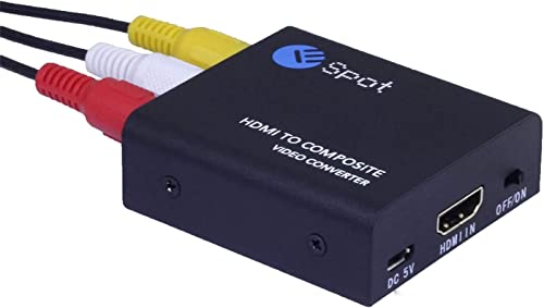 ESPOT HDMI to �R���|�W�b�g AV RCA �ϊ��R���o�[�^�[ �i���[�J�[�����ۏ�t���j