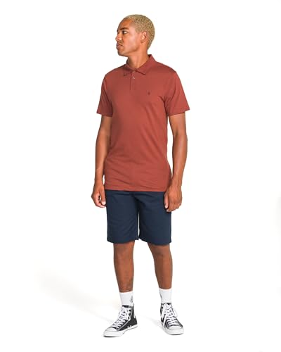 Image of Volcom Men's Vmonty Chino Shorts - 22 inch Outseam, Relaxed Fit, Durable Cotton Fabric