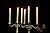 GenSwin Flameless Ivory Taper Candles Flickering with 10-Key Remote, Battery Operated Led Warm 3D Wick Light Window Candles Real Wax Pack of 6, Christmas Home Wedding Decor(0.78 X 9.64 Inch)