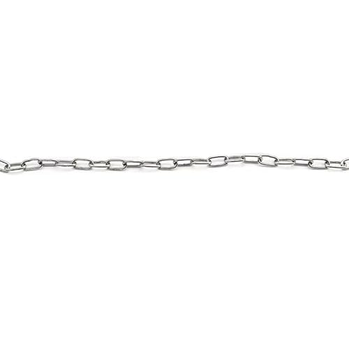 2 Meter Stainless Steel Chain 2mm Heavy Duty Link Chain for Fence Gates Garage Doors
