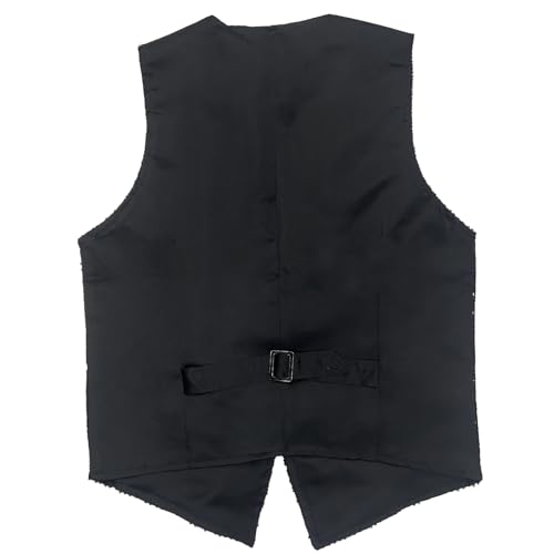 Mens Sequin Dance Vest V-neck Slim Fit Shiny Waistcoat for Stage Performance Wedding Prom Party4