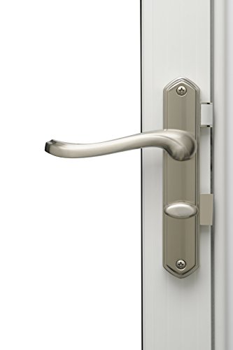Wright Products - Castellan Surface Lever Mount Latch With Deadbolt For Screen And Storm Doors, Satin Nickel,Vca112Sn #TOP3